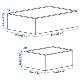 IKEA UPPDATERA Box, set om 3