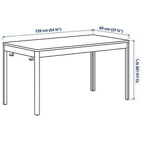 IKEA IDÅSEN Underrede för bordsskiva 139x69x72 cm