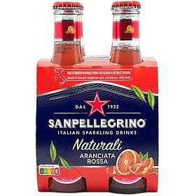 San Pellegrino Aranciata Rossa Glasflaska 4x20cl