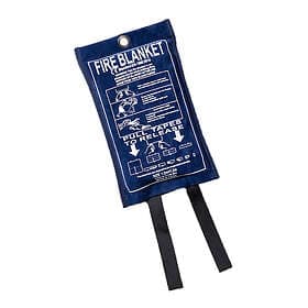 Kosta Linnewäfveri Brandfilt Mocka Marin