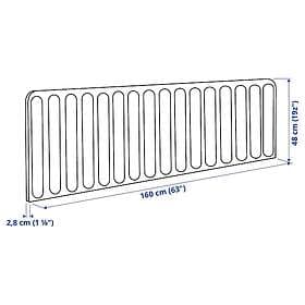 IKEA EILIF Avskärmning för skrivbord 160x48 cm