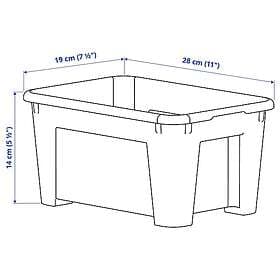 IKEA SAMLA Låda 28x19x14 cm/5l