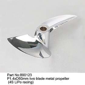 Joysway JW890123 Tvåbladsmetallpropeller (4S LiPo)