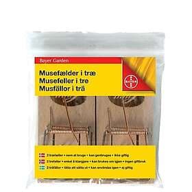 Musfälla i trä 2-pack