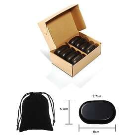 Massagestenar Hot Stone Medium 8-pack