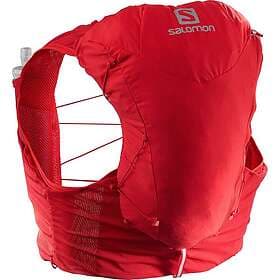 Salomon Adv Skin 12 With Flasks Hydration Vest Röd XS