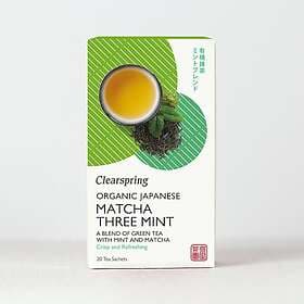 Clearspring Organic Japanese Matcha Three Mint 20 påsar