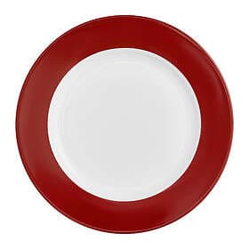 Ambition Flat tallrik Aura Red 27 cm