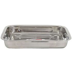 Domotti Ugnsform med galler 40 x 28,5 5 cm