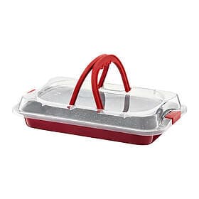 Ambition Ugnsform med plastlock Cherry 36 x 23 cm
