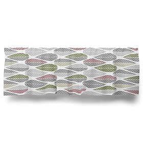 Arvidssons Textil Blader Gardinkappa Grå/Rosa Metervara