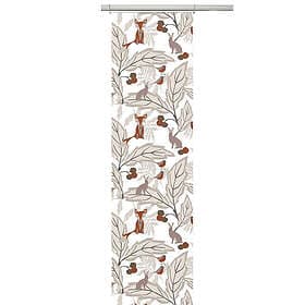 Arvidssons Textil Skogens Vänner Panelgardin Beige