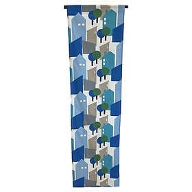 Arvidssons Textil Småstad Panelgardin Blå