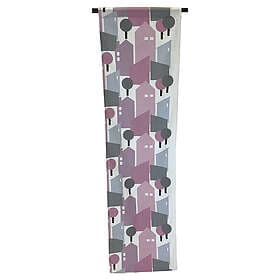Arvidssons Textil Småstad Panelgardin Rosa/Lila