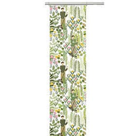 Arvidssons Textil Trädgård Panelgardin Vit/Grön
