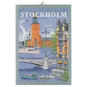 Ekelund Svenska Städer Kökshandduk Stockholm