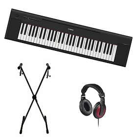 Yamaha NP-15B Piaggero Keyboard (svart)