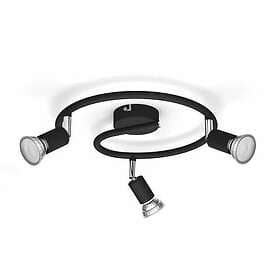 Philips Limbali Plate/Spiral 3X50W 230V (Svart)