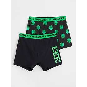 Lindex 2-pack boxershorts med Minecraft