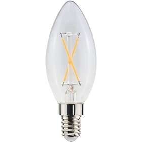 Elvita LED kron C35 E14 90lm 2-filame