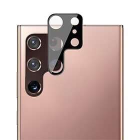 IMAK Härdat Glas Linsskydd Samsung Galaxy S22 Ultra Svart