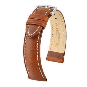 Hirsch BOSTON Calf Leather Golden Brown M 18 mm