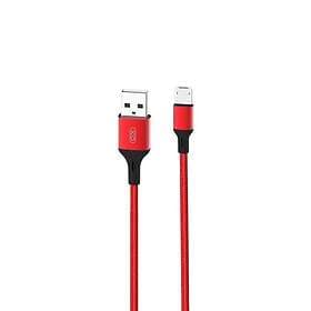 XO USB microUSB 2,0 m 2,4A röd