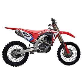 GPR Exhaust Systems Pentacross Inox Double Full Line System Crf 450 R 20 With Db Killer Fim Homologated Silver