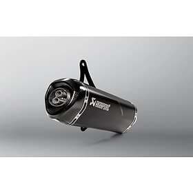 Akrapovic Slip On Line Stainless Steel Gts 300/sei Giorni/hpe 16 Ref:s-ve3so9-hrssbl Muffler Svart
