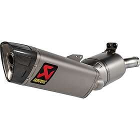 Akrapovic Vespa Gt Stainless Steel Slip On Muffler Svart,Silver