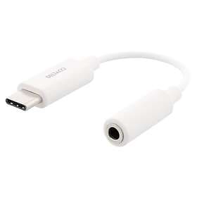 Deltaco USB-C till 3,5 mm adapter, stereo 11cm