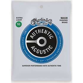 Martin strängar MA530 Phosphor Bronze Authentic XL .010 .047