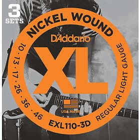 D'Addario EXL110-3D 010-046 (3-pack)