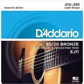 D'Addario EJ11 80/20 Bronze Light 012-053