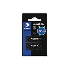 Staedtler Suddgummi Rasoplast Svart 2-pack