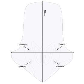 Givi D1171st Honda Cb 500 X Windshield Durchsichtig