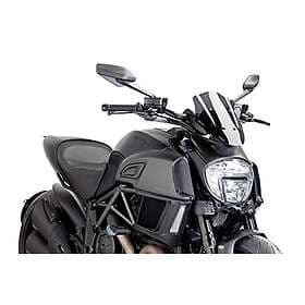 Puig Carenabris New Generation Sport Adjustable Windshield Ducati Diavel Svart
