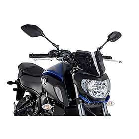 Puig Carenabris New Generation Sport Windshield Yamaha Mt-07 Svart