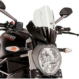 Puig Carenabris New Generation Touring Windshield Ducati Monster 1200/1200 R/1200 S/797/821 Durchsichtig
