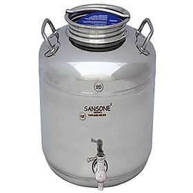 Sansone rostfri vattentank 20 liter med tappkran