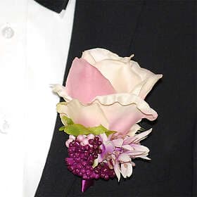 Corsage Ros Rosa/Lila