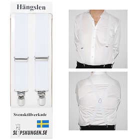 Svenska hängslen Smala Vita