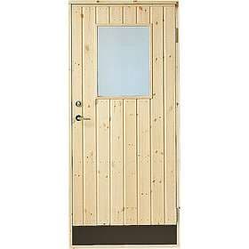 Jabo Förrådsdörr 10 Rak Glas Höger