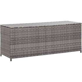 vidaXL Dynbox grå 120x50x60 cm konstrotting 46460