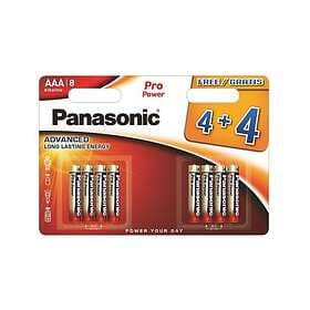 Panasonic 1,5V Aaa/Lr03 8-Pack Pro Power