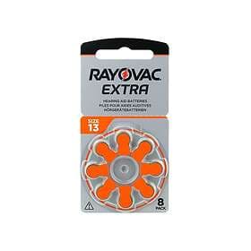 Rayovac 13 Hörapparatsbatteri 10X8st