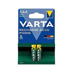 Varta 1,2V Aaa 800Mah Nimh Laddbart 2-Pack