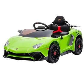 Nordic Play Elbil Lamborghini Aventador SV Limegrön