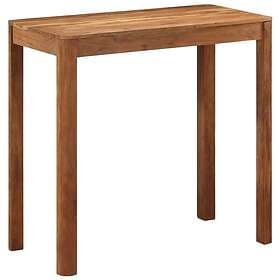 vidaXL Barbord massivt trä med honungsfinish 110x55x106 cm 337835
