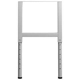 vidaXL Ramar till arbetsbänk 2 st metall 55x(69-95,5) cm grå 147932
